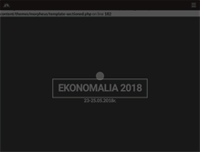Tablet Screenshot of ekonomalia.pl